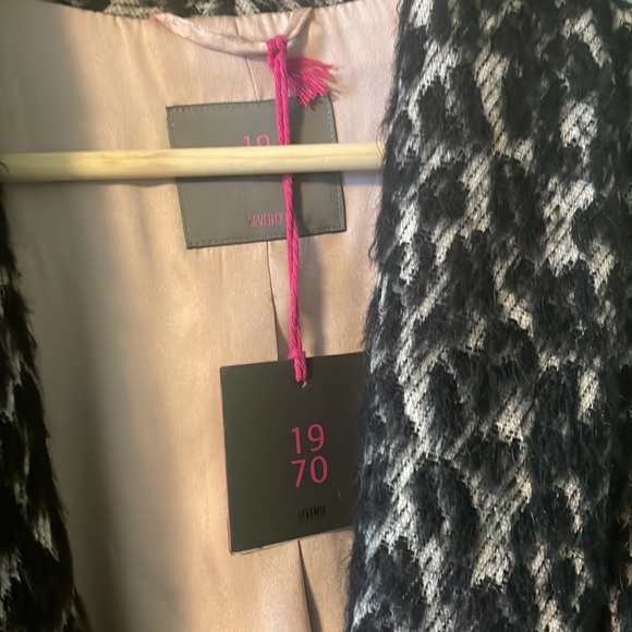 Retro leopard print long wrap coat - Picture 4 of 6